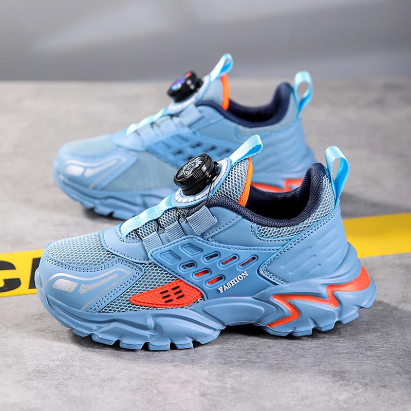 Children Athletic Sneakers Summer Breathable Lightweight Outdoor Running Shoes Non-slip Tennis for Boys Kids Sports Size 28-39