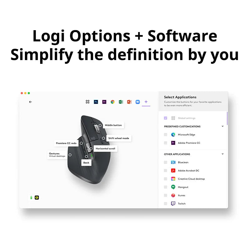 Logitech MX Master 3S Wireless Bluetooth Mouse Ultra-Quiet Electromagnetic Scroll Wheel 8000DPI Flow Cross-Device Ergonomic