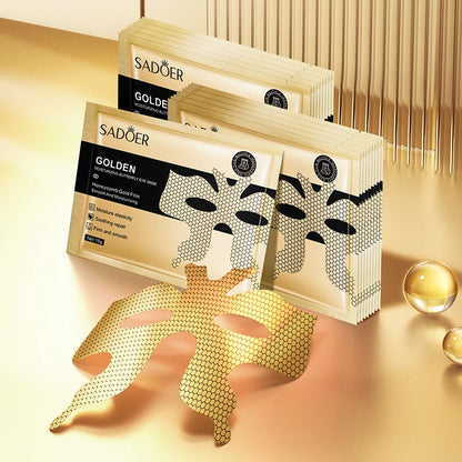 1/5/10/20PCS Peptide Golden Collagen Eye Mask Moisturizing Firming Smooth Anti Dark Circle Eye Pathes Eyes Mask Beauty Skin Care