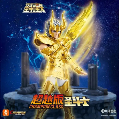 BLOKEES Original Gold Saint Seiya Cancer Deathmask Dragon Shiryu Capricorn Shura High-Detailed Anime Statue Action Figure Model