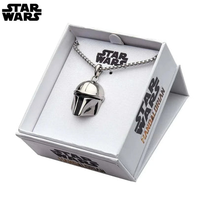 "Star Wars" Mandalorian Helmet Necklace Highly Attractive and Versatile Holiday Gift Fashion Accessory