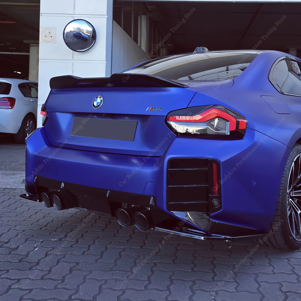 Gloss Black MP Style ABS Rear Splitter Diffuser For BMW G87 M2 3.0T L6 MT/AT 2023-2026 Rear Bumper Trim Canards Bodykits