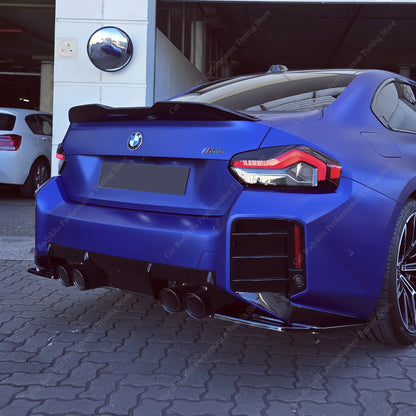 Gloss Black MP Style ABS Rear Splitter Diffuser For BMW G87 M2 3.0T L6 MT/AT 2023-2026 Rear Bumper Trim Canards Bodykits