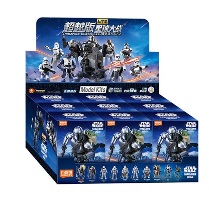 BLOKEES Star Wars Series Brick Figures Beyond Edition The Mandalorian and Grogu Imperial Stormtrooper Assembled Model Toy Gift