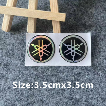 3D Emblem Yamaha Stickers  Logo Decal Gold White Blue Red Sticker