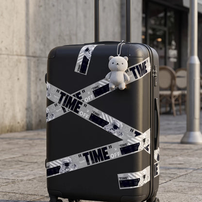 Space Astronaut Cyberpunk Warning Tape DIY Mechanical Decorative Tape Stickers Bicycle/Skateboards/suitcases/fish Tanks Stickers