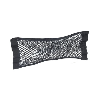 For Toyota Cruiser Prado 2024+ Car Back Rear Mesh Trunk Seat Elastic String Net Magic Sticker Universal Storage Bag Pocket Cage