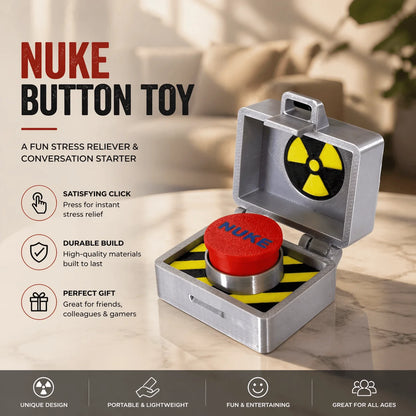 Simulated Missile Button Switch, Stress-Relief Statue Ornament, Suitable for Home Decor, Desk Decor, Car Accessories,Party Gifts