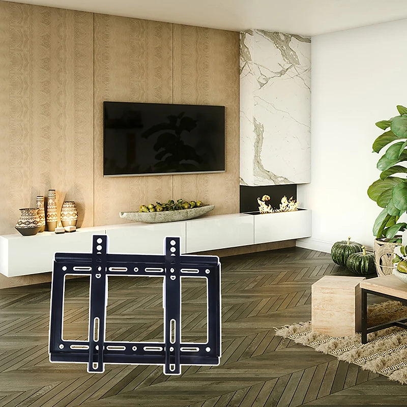 14-43Inch TV Mounts LCD LED Monitor Wall Mount Bracket Fixed Flat Panel TV Frame Thickness 0.8MM