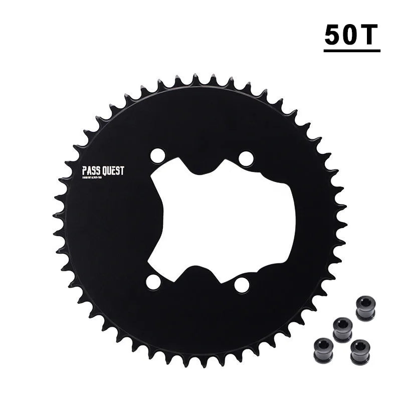 PASS QUEST 110 bcd chainring for Shimano ULTEGRA r8000 R8100 Narrow Wide road bike plate single dishe 54T 50 34T 52 36 53 39