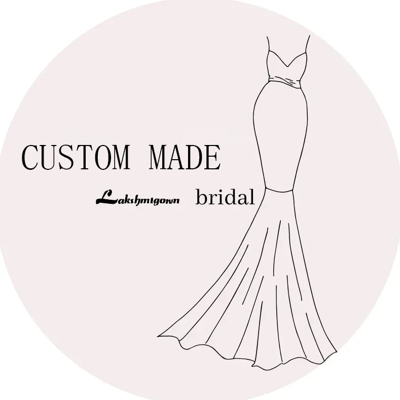 Lakshmigown Halter Illusion Wedding Dresses Lace Applique Beading Tulle A-line Bridal Gown Luxury Women's Bride Dress Customized