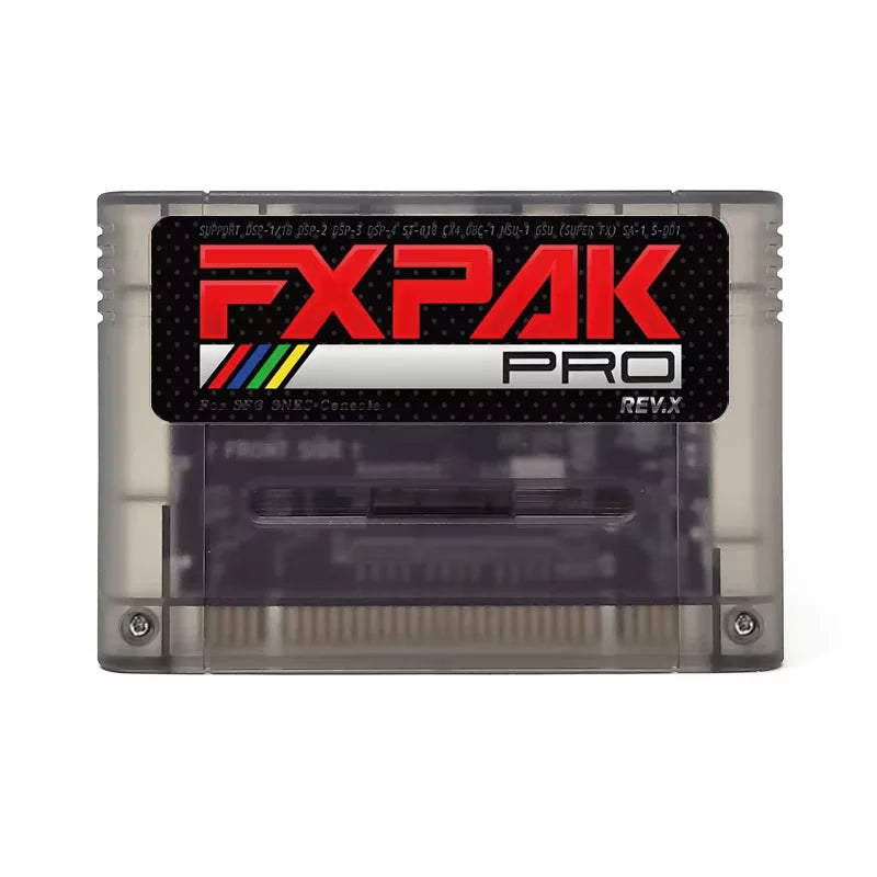 2026 Fxpak Pro Flash Card Game Cartridge 5200 Games in 1 for SNES SFC 16-bit Retro Game Console With 16G Card Real Time Clock