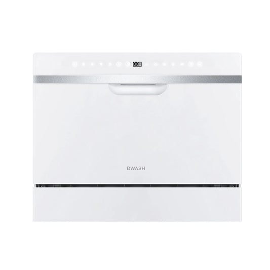 Space Saving Dish Washer Machine  Built-in Dishwasher 6 Sets Capacity for RV Hotel Household Kitchen Use