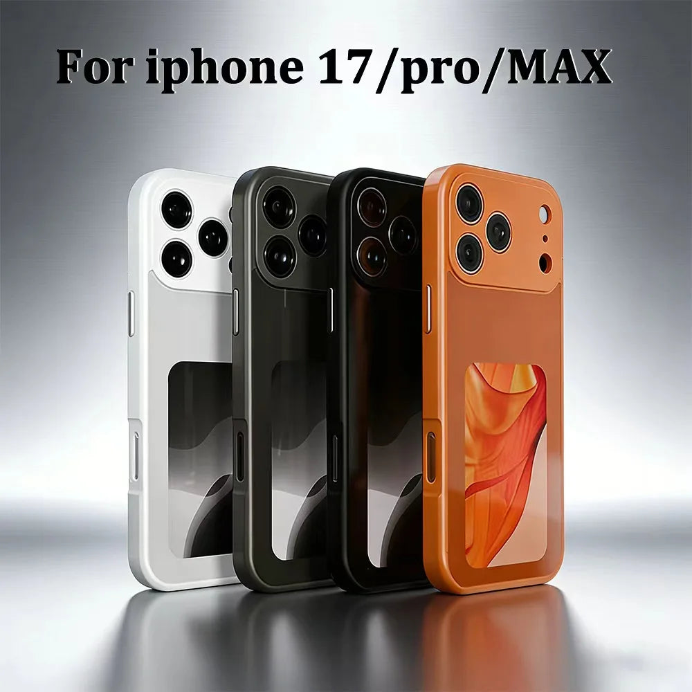 NFC E-ink Phone Case Photos HD Display Wireless Transmission DIY Screen For iPhone 17/17Pro/17Promax Wireless Image Transmission