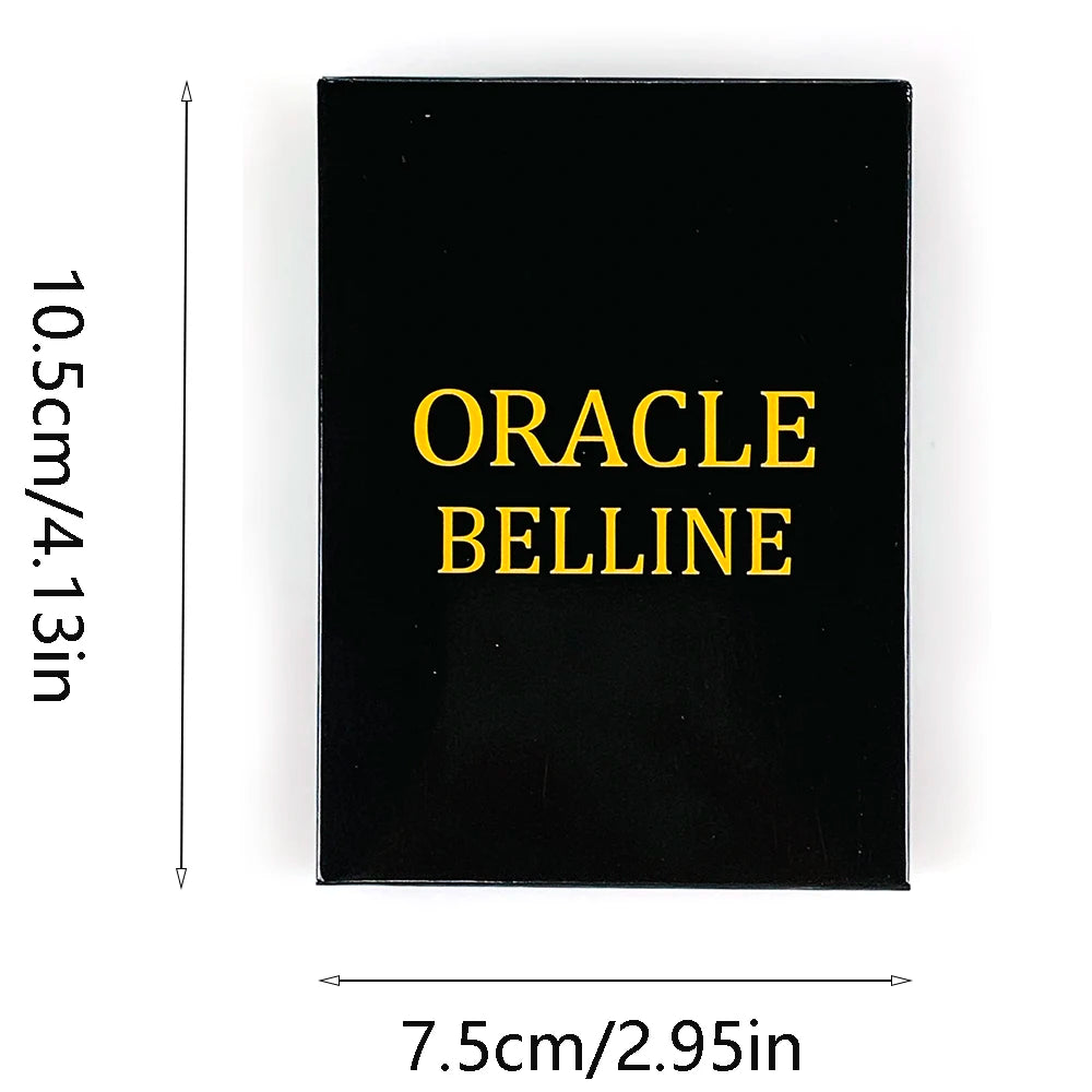 Oracle Belline Cards French Version Fortune Divination Oracle Cards Mysterious Psychic Reading Board Game for Paper Instruction