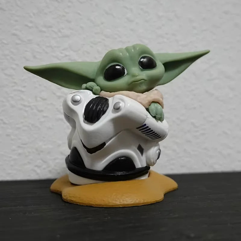 Anime Wars Yoda Baby Anime Movable Action Figure Kawaii Model Desktop Decoration Trendy Toys Festival Surprise Gifts For Fans