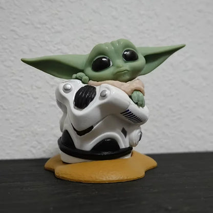 Anime Wars Yoda Baby Anime Movable Action Figure Kawaii Model Desktop Decoration Trendy Toys Festival Surprise Gifts For Fans