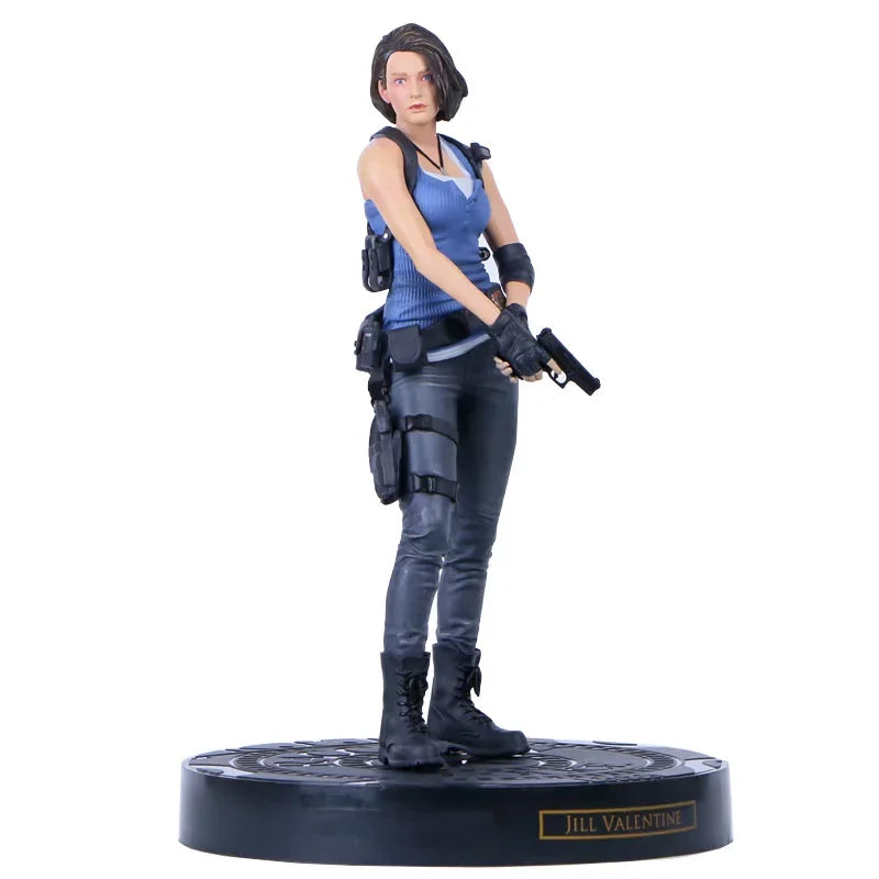 1/6 Jill Valentine Figure Classic Anime Game Female Warrior Action Figures Pvc Anime Desktop Ornament Collect Model Toy Gifts