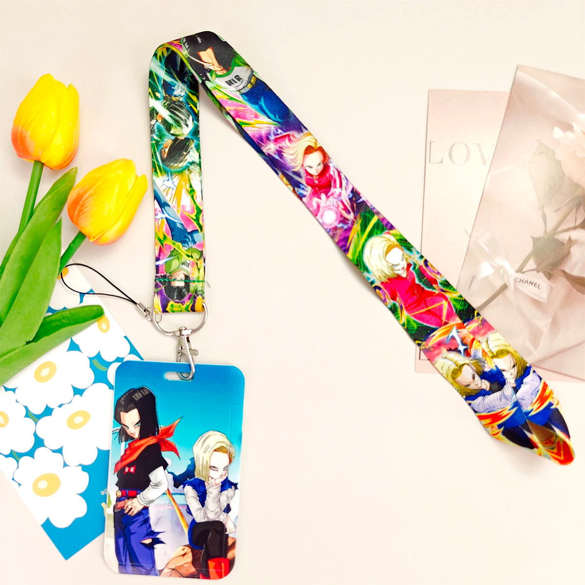 Dragon Ball Credential Holder Japanese Anime Lanyards for Key Neck Strap For Card Badge Gym Keychain Keyring Accessories Gifts