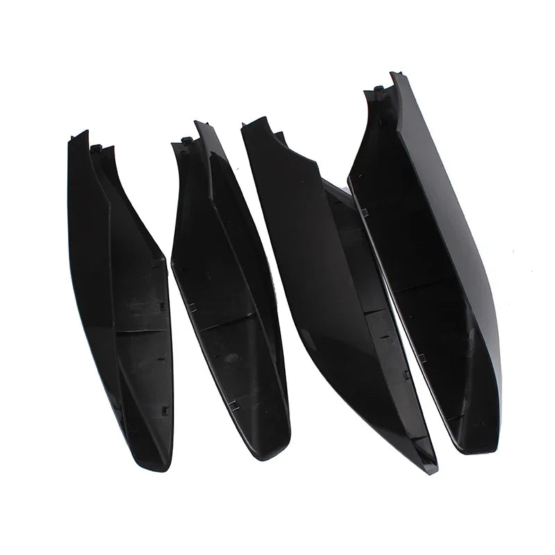 Black ABS Roof Rack Bar Rail End Protection Cover Shell 4PCS For Toyota Land Cruiser Prado Fj120 2003 - 2006 2007 2008 2009