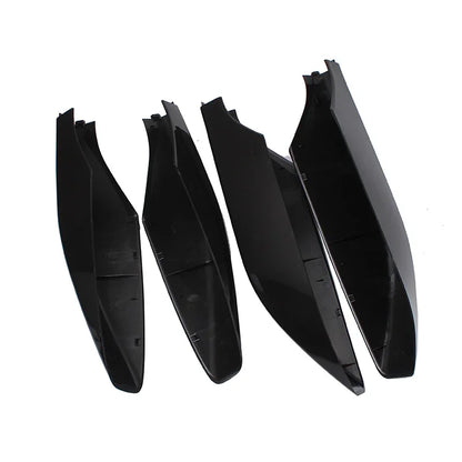 Black ABS Roof Rack Bar Rail End Protection Cover Shell 4PCS For Toyota Land Cruiser Prado Fj120 2003 - 2006 2007 2008 2009