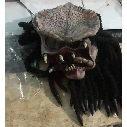 Adult 3D Predator Mask Latex Alien Terror Face Mask Halloween Fancy Dress Cosplay Party Prop In Stock