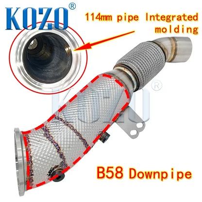 Turbo Downpipe Pipe for Toyota Supra A90 3.0T B58 Engine 2019+