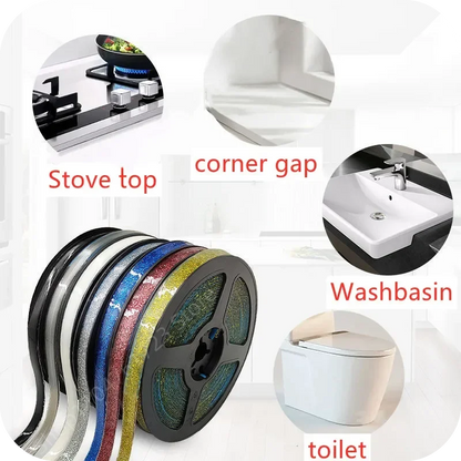 6M Ceramic Tile Gap Tape Kitchen Bathroom Waterproof Beautiful Seam Self-Adhesive Sticker Wall Floor Gap Line Decorative Strip