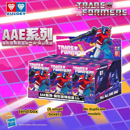 AULDEY Transformers Action Figure Collectible Toy Optimus Prime Megatron Blind Box Set with Movable Joints Design Model Gift Set