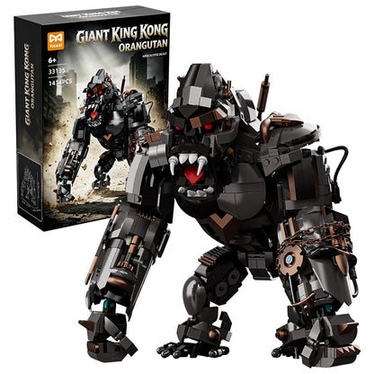 Cyber Mecha Gorilla MOC Building Blocks Giant Robotic Ape Titan Model Kit Mechanical Bricks Toys Gifts Adult Kids Boys 1414pcs