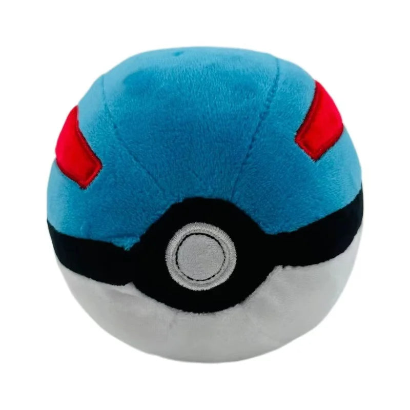 5pcs/set Pokemon Plush Poke Ball Master Ball Great Ball Ultra Ball Premier Ball Stuffed Doll Toys Children Kids Christmas Gifts