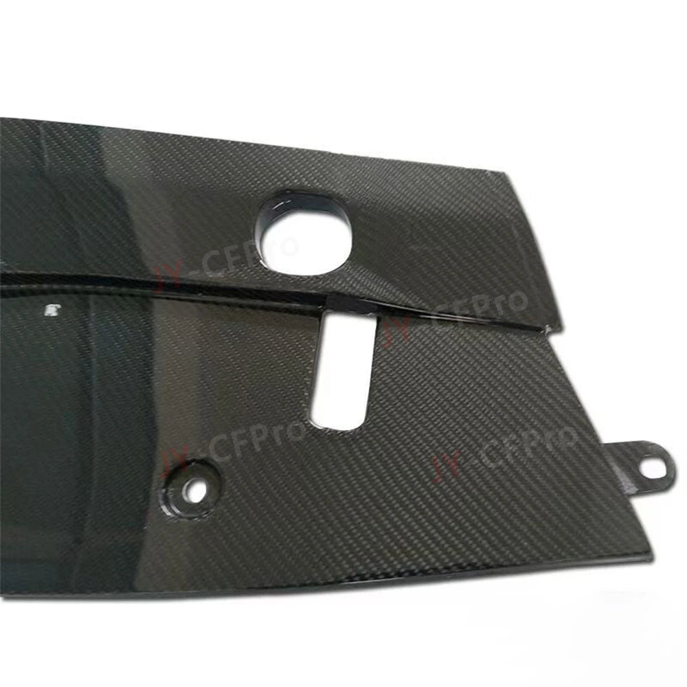 R35 3PCS Real Carbon Fiber Front Bumper Engine Cooling Cover Openable Panel Cover for Nissan GTR R35 Battery Cover 2008-2024