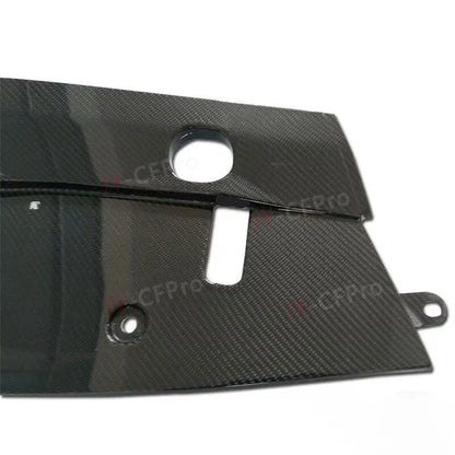 R35 3PCS Real Carbon Fiber Front Bumper Engine Cooling Cover Openable Panel Cover for Nissan GTR R35 Battery Cover 2008-2024