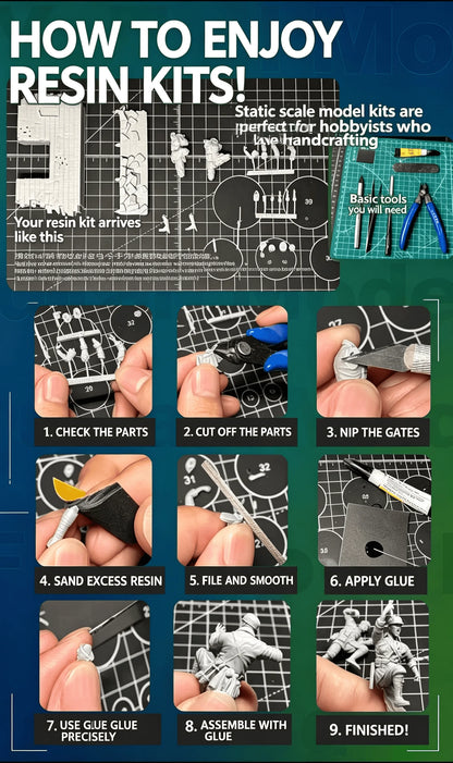 Rare high-quality casting resin model assembly kit, GK，Hegemony Bulwarks， Unpainted, including base