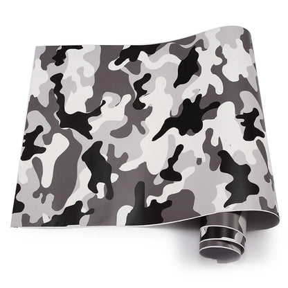 Camo Vinyl Film Car Motorcycle Decal Camouflage Sticker Film Sheet for Car Styling Bike Computer Laptop Scooter Motorcycle DIY