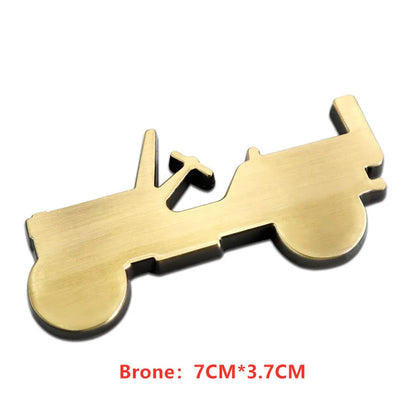 3D Metal Emblem 4X4 Trail Rated Badge High Country Logo Stickers For Jeep Wrangler Patriot Car Styling Car Stickers Accessories