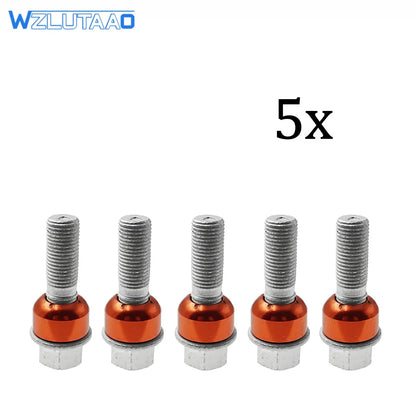 1/4/5 M14*1.5*49 WHT004676 Wheel Lug Bolt For Porsche Cayman Panamera Boxster Cayenne 911 991 997 970 987 9YB 92A WHT 004 676