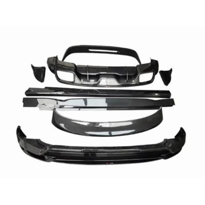 Real Carbon Fiber Body Kit For Porsche Cayenne Coupe 2018-2023 Front Bumper Lip Bear Trunk Diffuser Side Skirt Spoiler