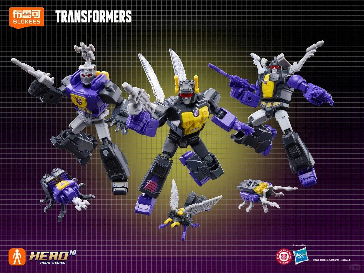 New Arrival Original Blokees Transformers One Galaxy Version 9 Darkest Hour Megatron Buildable Collectible Movable Model