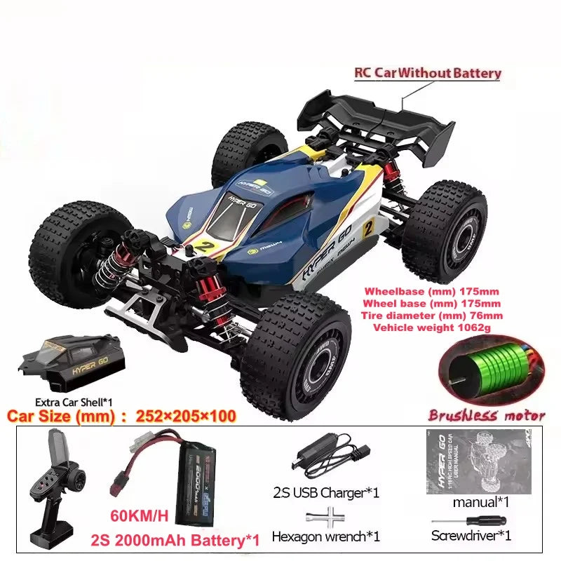 90KM/H Brushless RC Car 4WD Big Electric High Speed Off-Road Climbing Remote Control Drift Car Vehical Truck RC Racing Car Toys