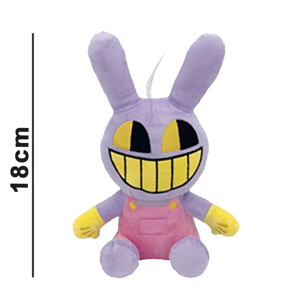New Styles The Amazing Digital Circus Pomni Jax Plush Toy Anime Cute Theater Rabbit Doll Cartoon Clown Christmas Kids Gifts