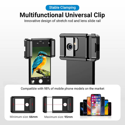 APEXEL New Upgraded Optional HD 20x-40x Zoom Telescope Telephoto Lens Camera Phone Lens for Samsung iPhone Xiaomi All Smartphone