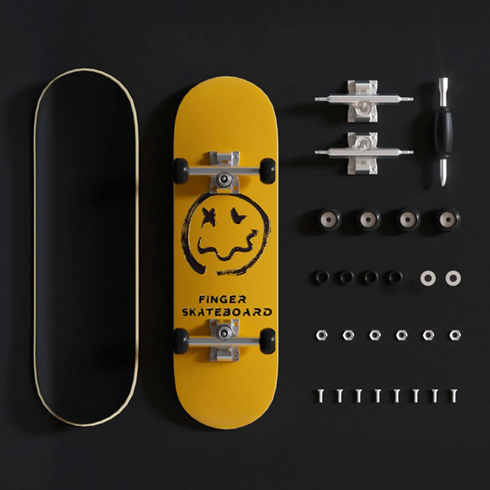Maple Wood Toy Finger Skateboards Hobbies Novelty Anti Stress Sensory Fingerboard Toys Mini Funny Gift For Kids Boy