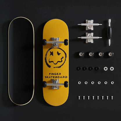 Maple Wood Toy Finger Skateboards Hobbies Novelty Anti Stress Sensory Fingerboard Toys Mini Funny Gift For Kids Boy
