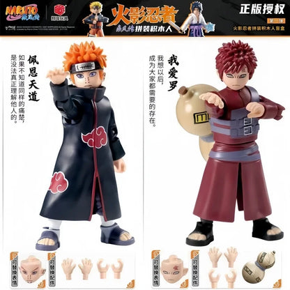 New Original NARUTO Building Blocks Toys Cartoon Anime DIY Assembled Figure Uzumaki Shippuden Action Model Toys Children Gifts