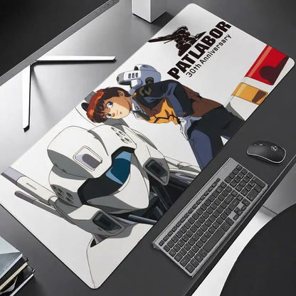 Patlabor Noa Izumi Mouse Pad Mouse Pad Anti-Slip Rubber Base Extended Desk Mat For Gamers Office Computer Accessories