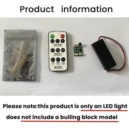 BYB LED Light For LEGO 10341 Artemis Space Launch Building Blocks Decorative Lamp Remote Control (Not Include  Building Blocks)