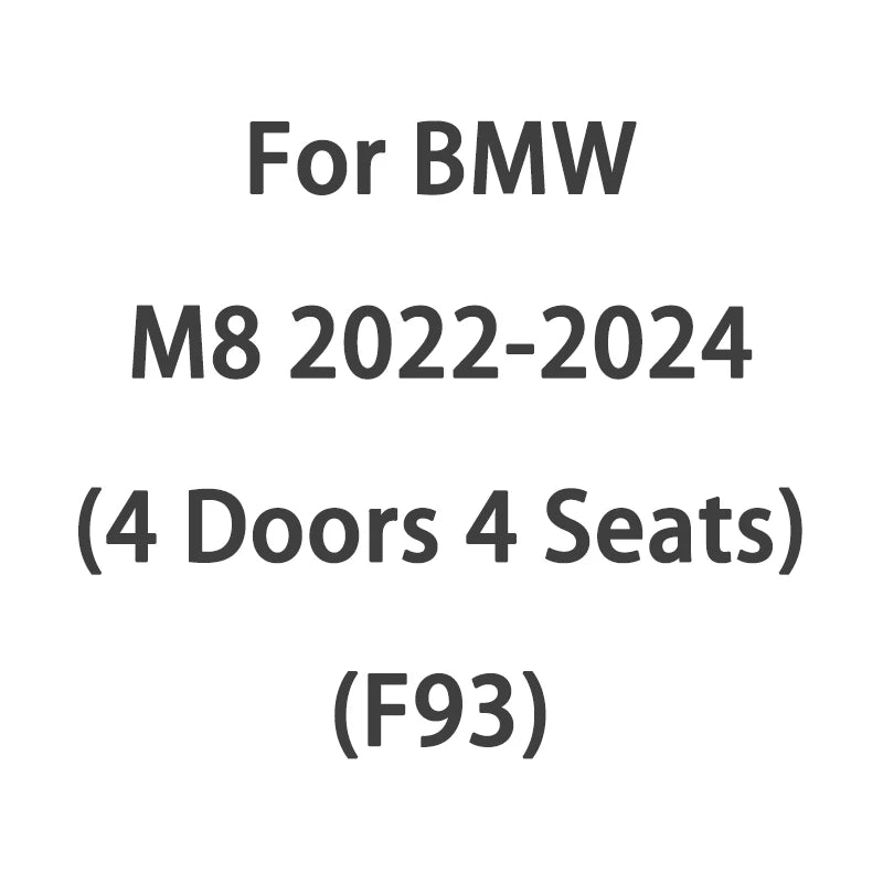 Car Cover For BMW M2 M3 M4 M5 M6 M8 E60 E61 E63 E64 E90 E92 E93 F06 F10 F80 F82 F83 F87 F90 F91 F92 F93 G80 G81 G82 G83 G87 G90