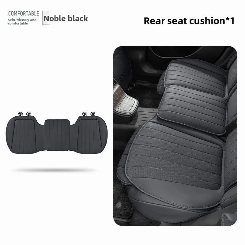 Luxury Sedan SUV Universal Nappa Leather Car Seat Cover Comfortable Memory Foam Perforated Leather Cushion Car Seat Protection