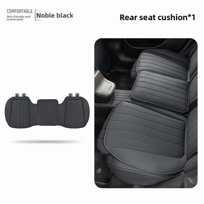 Luxury Sedan SUV Universal Nappa Leather Car Seat Cover Comfortable Memory Foam Perforated Leather Cushion Car Seat Protection